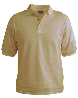 Desert Sand Color Polo T Shirt